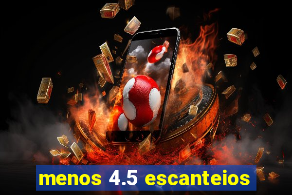 menos 4.5 escanteios